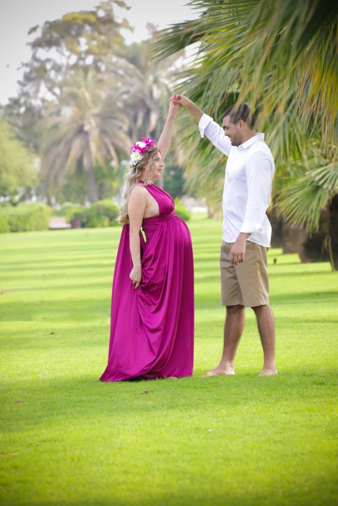 Maternity Photoshoot in dubai - Come, let's celebrate these preggy days together.