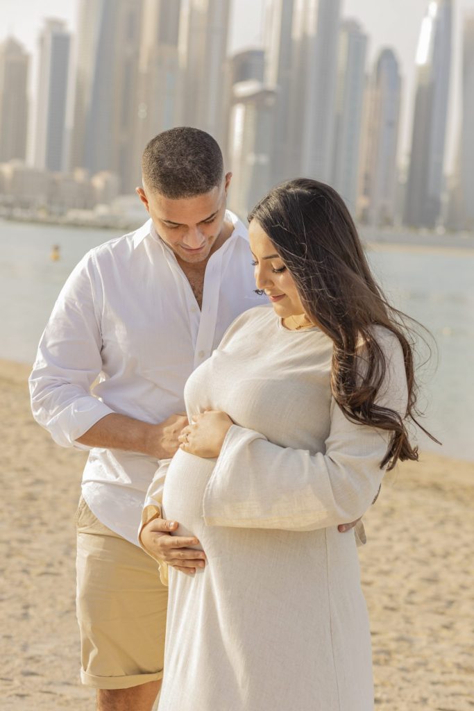 Maternity Photoshoot in dubai - Can't wait to hold you in our arms !