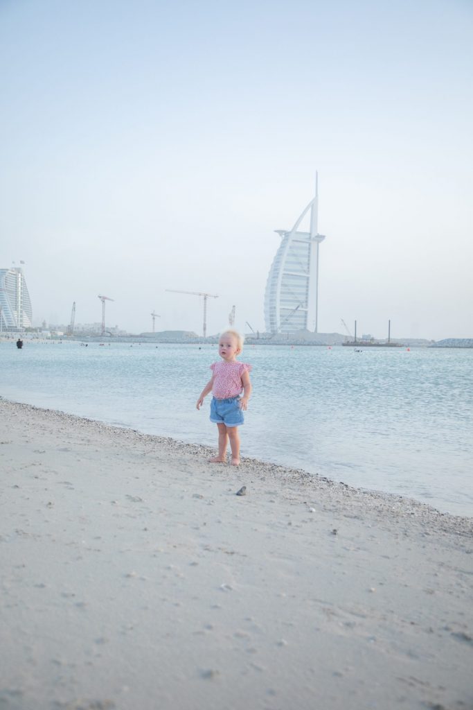 Children having a blast at beach in Dubai in kids photography in Dubai