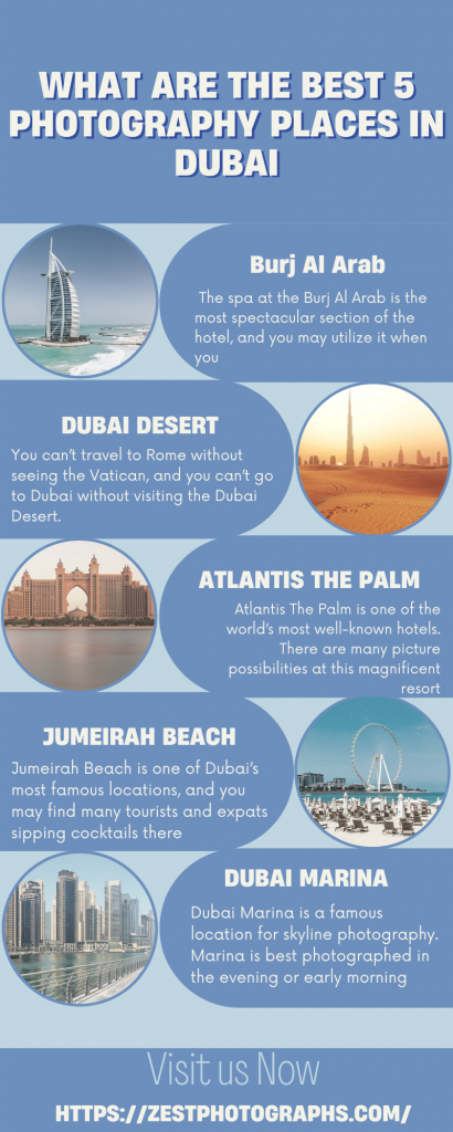 Best 5 Photography places in Dubai