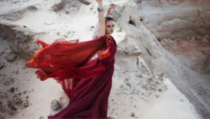 Flying Dress Photography in Dubai